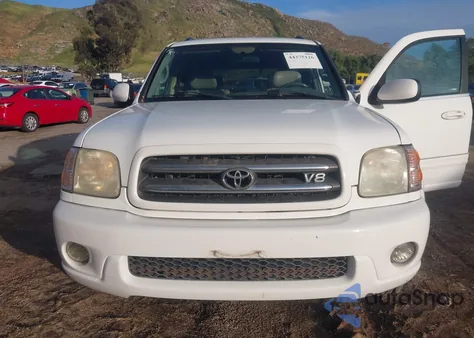 2002 Toyota Sequoia Limited V8 из США, поврежденный, VIN 5TDZT38A52S084989